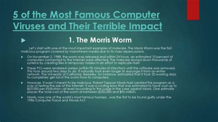 5 of the Most Famous Computer Viruses and Their Terrible Impact