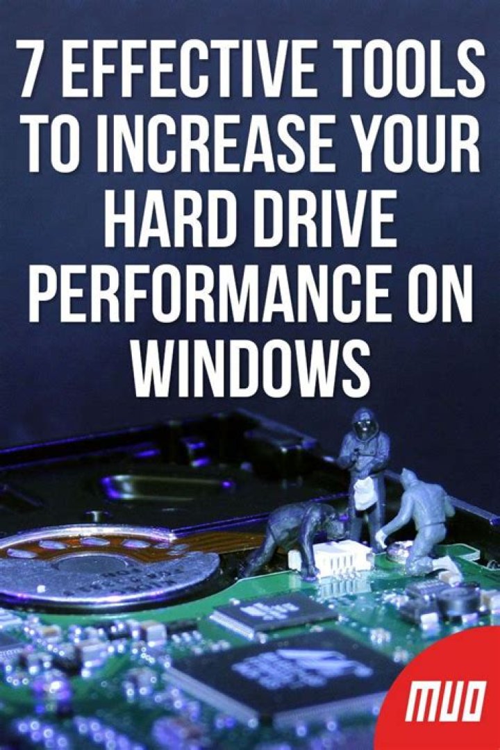 7 Tools to Increase Hard Drive Performance on Windows