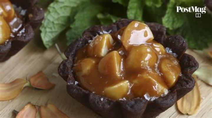 A chocolate and caramel tart you’re sure to go nuts for