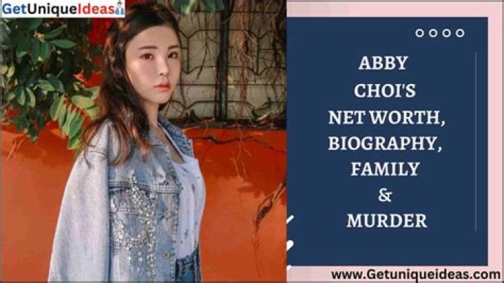 Abby Choi Net Worth 2024