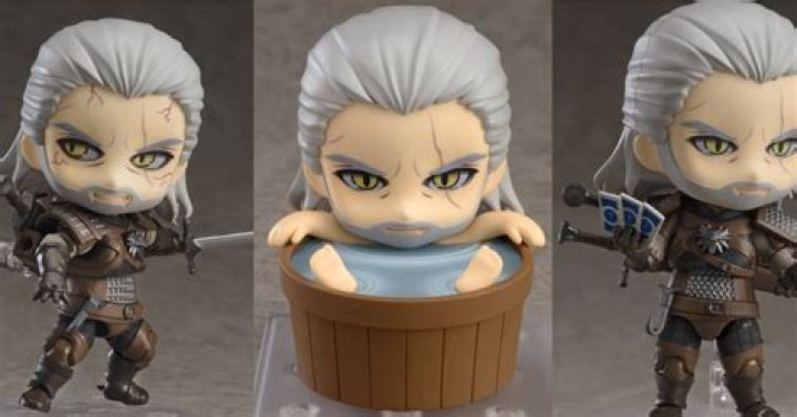Adorable new Witcher 3 figure includes a bath for Geralt