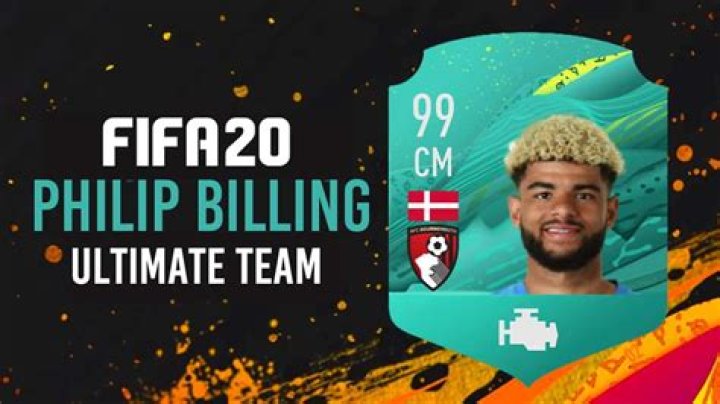 AFC Bournemouth's Philip Billing has his FIFA 20 Ultimate Team revealed