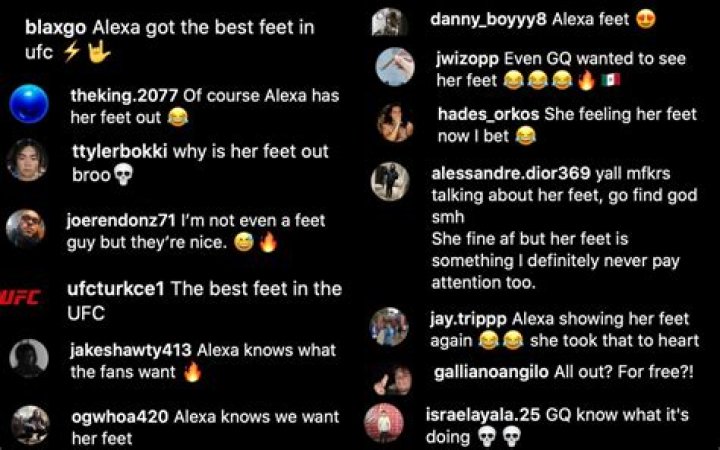 Alexa Grasso UFC: “The best feet in the UFC”