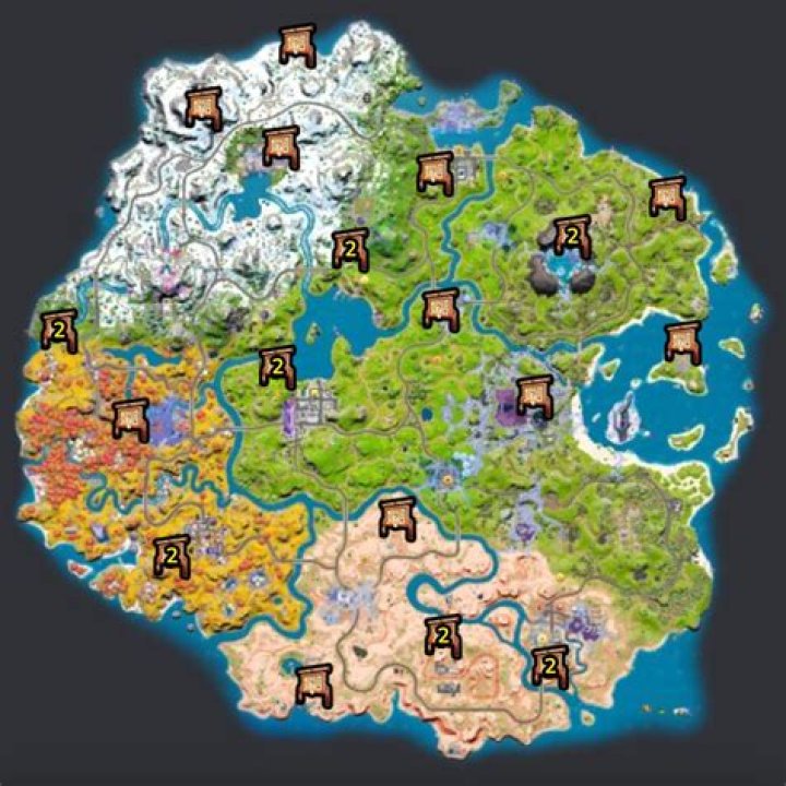 All Bounty Board locations in Fortnite Chapter 3 Season 4