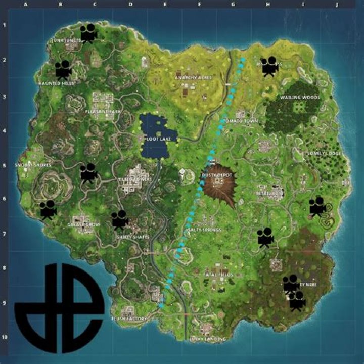All Known Film Camera Locations for the Fortnite Battle Royale Challenge