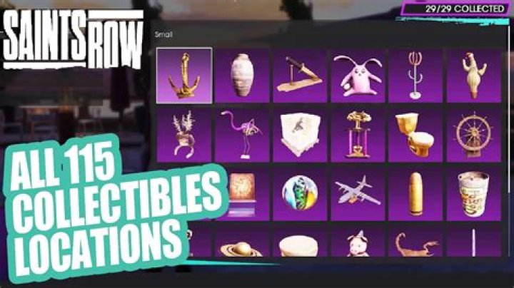 All Saints Row Collectibles Locations (Small, Medium, Large & Wall)