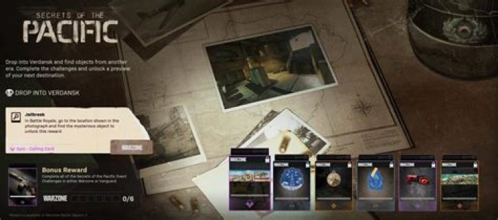 All Secrets of the Pacific Warzone event locations