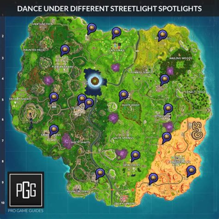 All Streetlight Locations for Fortnite Season 6 Week 1 Challenge