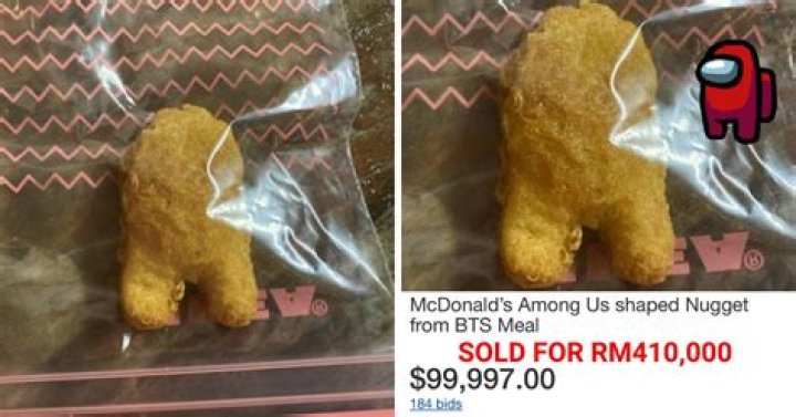 Among Us nugget from McDonald’s BTS meal sells for $100k on Ebay