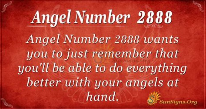 Angel Number 2888 Meaning And Significance