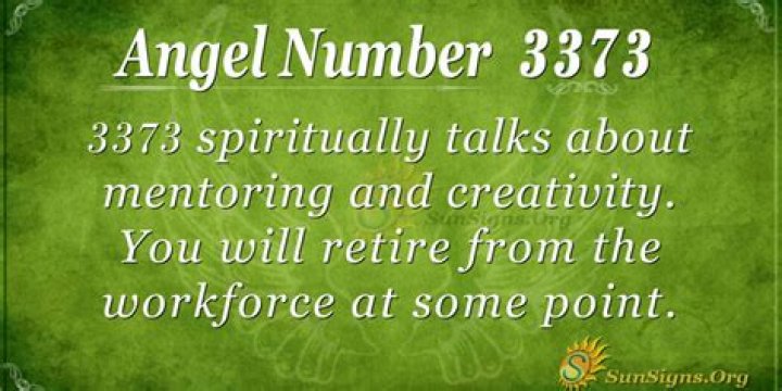 Angel Number 3373 Meaning And Significance