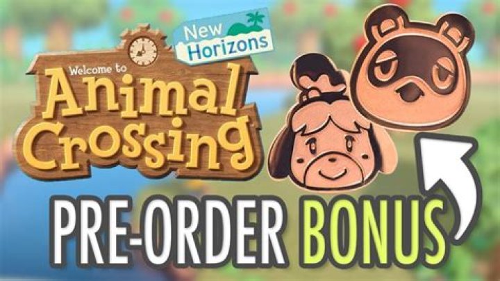Animal Crossing New Horizons Pre-Order Bonuses