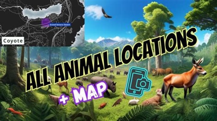 Animal locations list in GTA Online