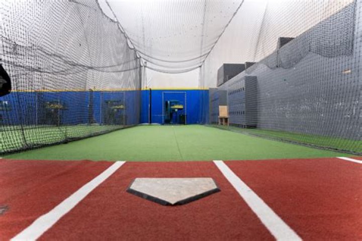 	AT BAT BATTING CAGES AT JOHN PRINCE CENTER ARE A HIT WITH PUBLIC.	