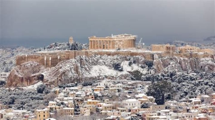 Athens in winter a great time to see the Parthenon