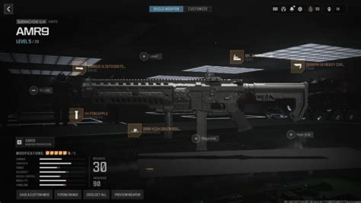 Best AMR9 loadout, class build in MW3