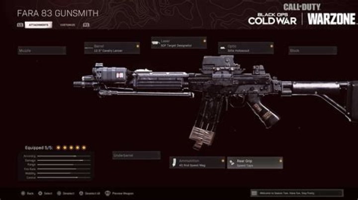 Best FARA 83 Black Ops Cold War loadout class: Attachments, setup, perks
