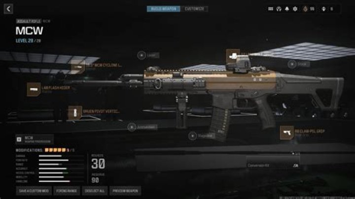 Best MCW loadout, class build in MW3