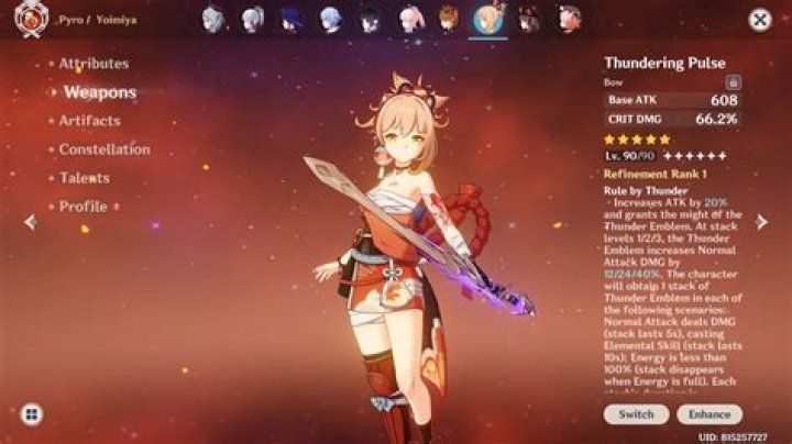 Best Yoimiya Genshin Impact build: Artifacts, weapons, more