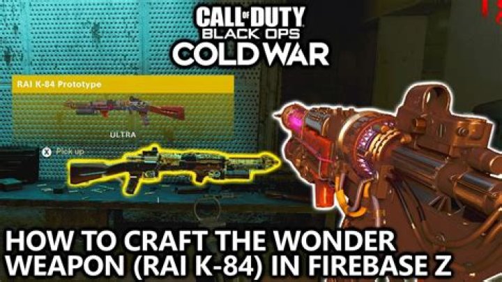 Black Ops Cold War Zombies Firebase Z: How to Get Wonder Weapon (Rai K-84)