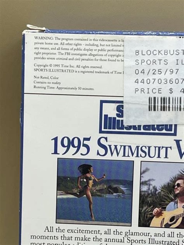 	BLOCKBUSTER SNARES EXCLUSIVE ON SWIMSUIT VIDEO	