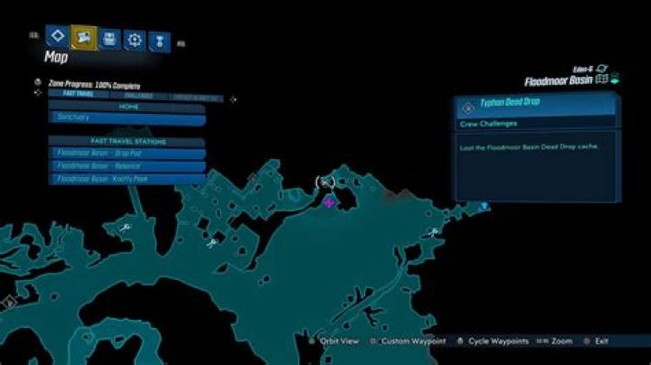 Borderlands 3 Floodmoor Basin Crew Challenge Locations: Typhon Logs, Dead Drop & More