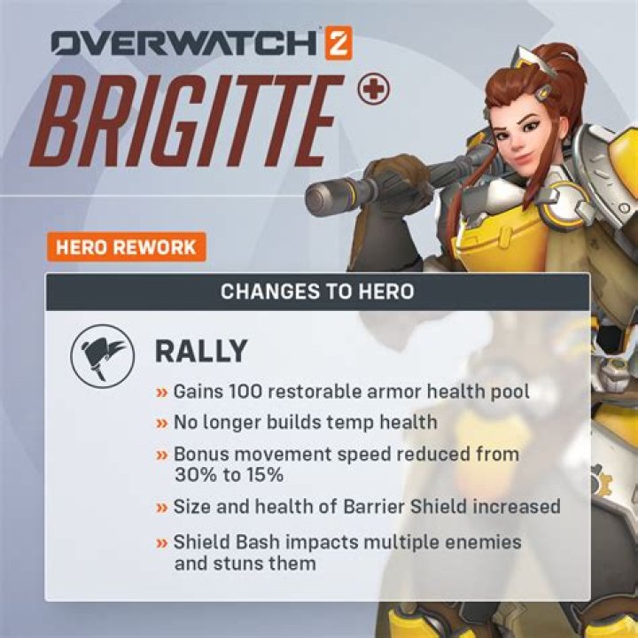 Brigitte Overwatch 2 rework: Blizzard devs reveal all changes planned for sequel