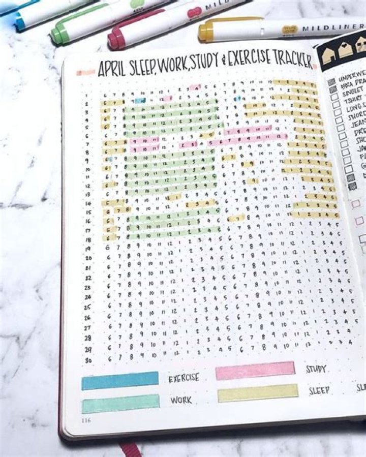 Bullet Journal Tracker Ideas