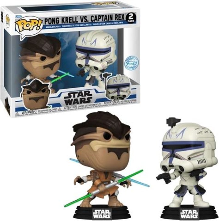 Captain Rex Battles Pong Krell in New 'Star Wars: The Clone Wars' Funko Pop! Figures