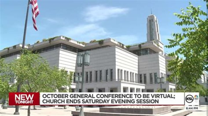 Church Discontinuing Saturday Evening Sessions Of General Conference