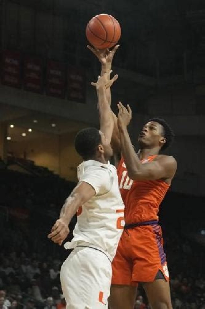 
College Sports |	Miami runs wild in 2nd half, pulls away to top No. 16 Clemson 95-82	