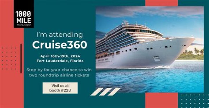 	Cruise360 conference returns to Fort Lauderdale in April	