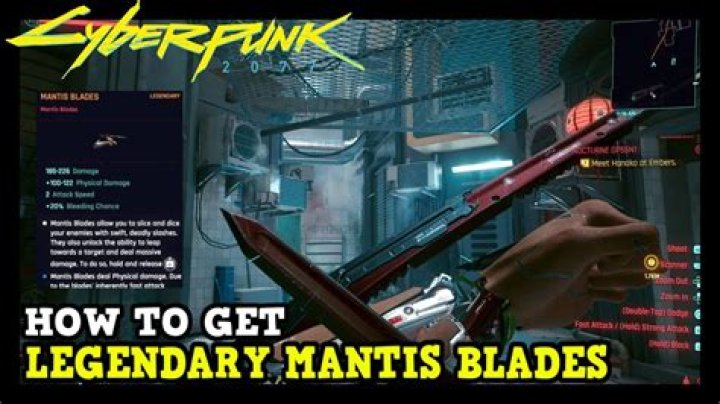 Cyberpunk 2077: How to Get Free Legendary Mantis Blades