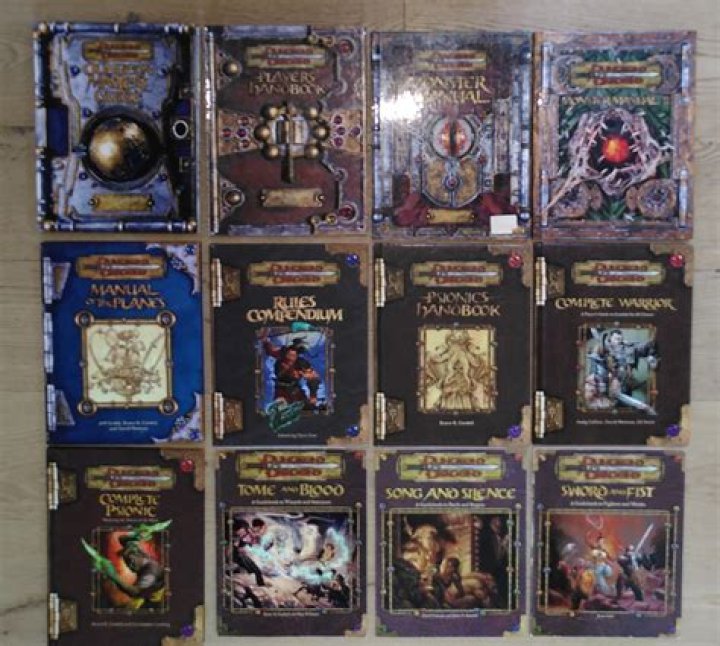 D&D 3E/3.5 - List of all WotC-published 3e and 3.5 books?