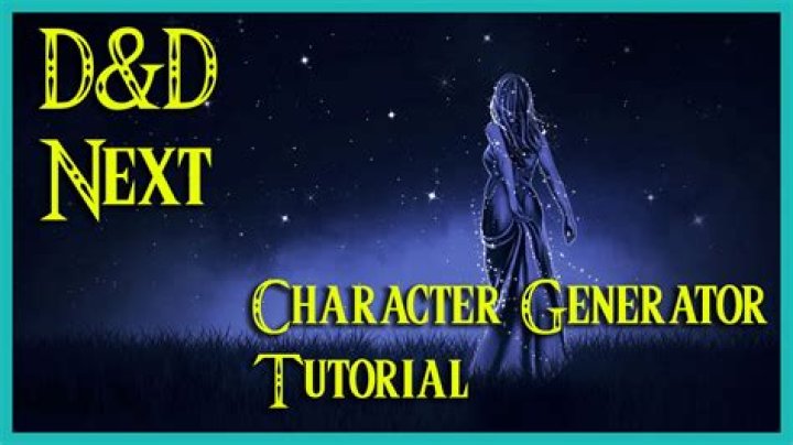D&D 5E - Pathguy's 5th Edition Character Generator