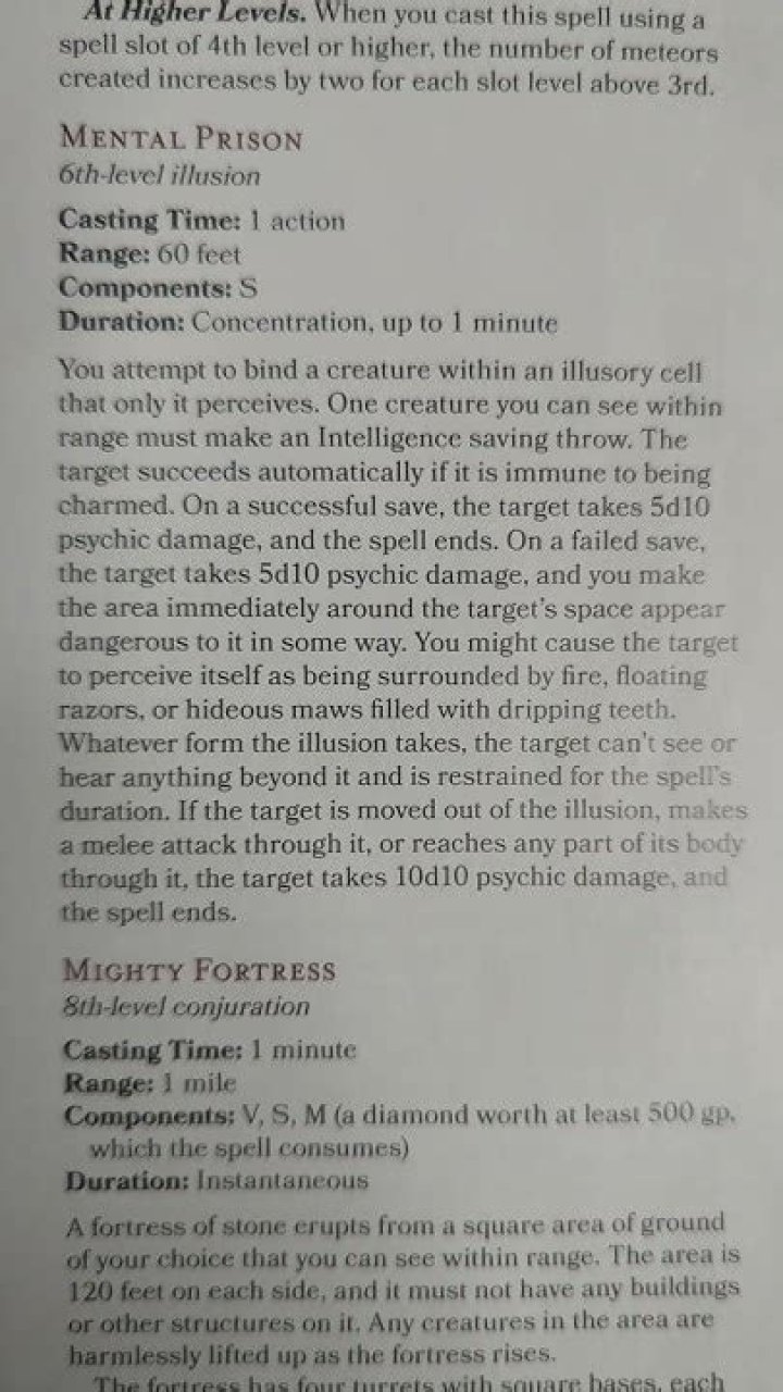 D&D 5E - Question about Mental Prison