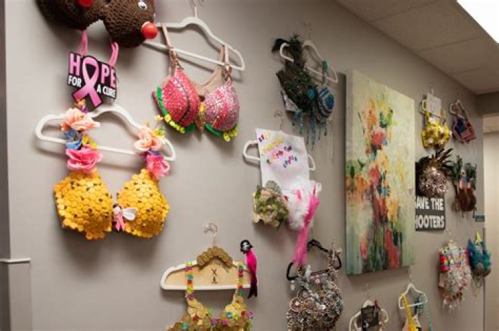 	Decorated bras displayed at Florida Bloomingdale’s stores	