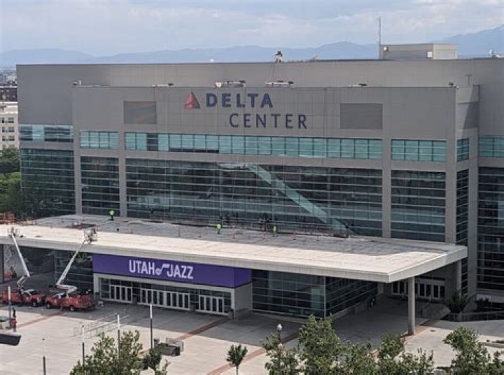 Delta Center signage returns to Salt Lake City arena