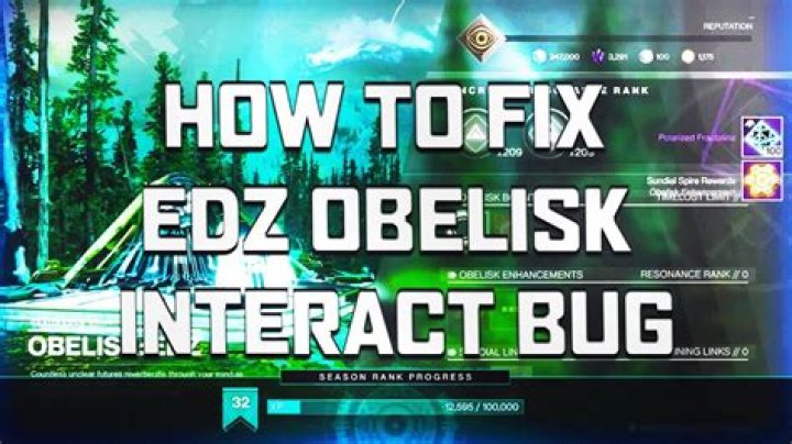Destiny 2: EDZ Obelisk Bugged & How to Fix It