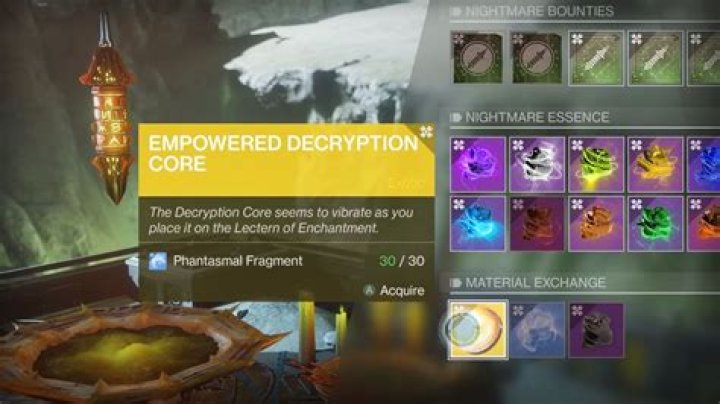 Destiny 2: How to Get Decryption Core Fragments