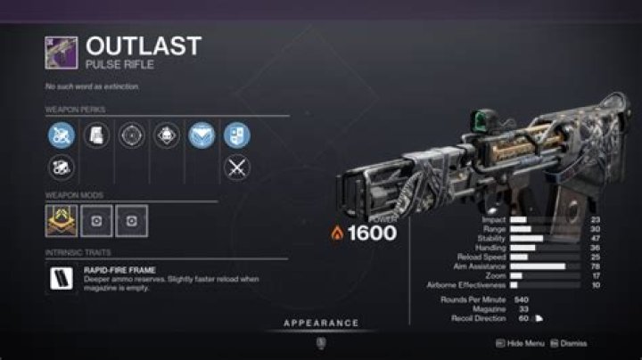 Destiny 2: How to Get the Outlast Pulse Rifle
