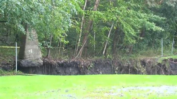 Dozens displaced after large sinkhole opens near apartment complex in Luzerne County