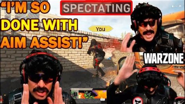 Dr Disrespect rages after aim assist ruins Warzone match: “It's a version of hacks”