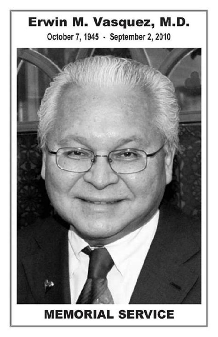 	Dr. Erwin Vasquez, founder of medical clinic for the uninsured, dies	