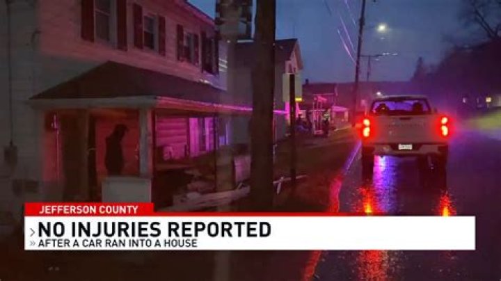 driverless car crashed into home Friday in Sykesville