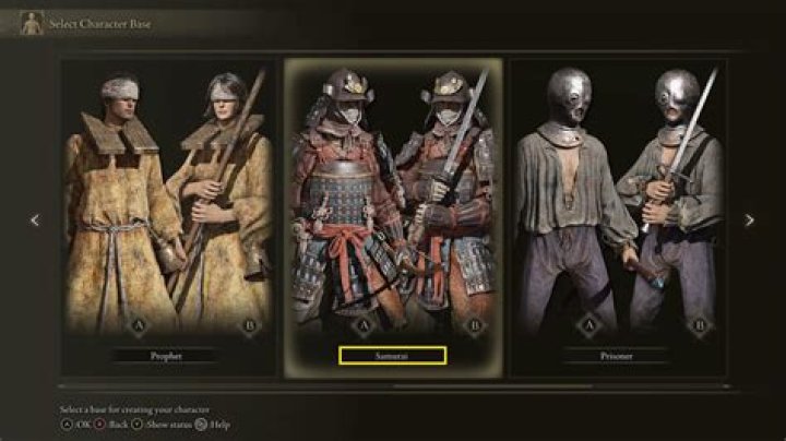 Elden Ring character classes guide: Samurai, Prisoner, Vagabond, & more