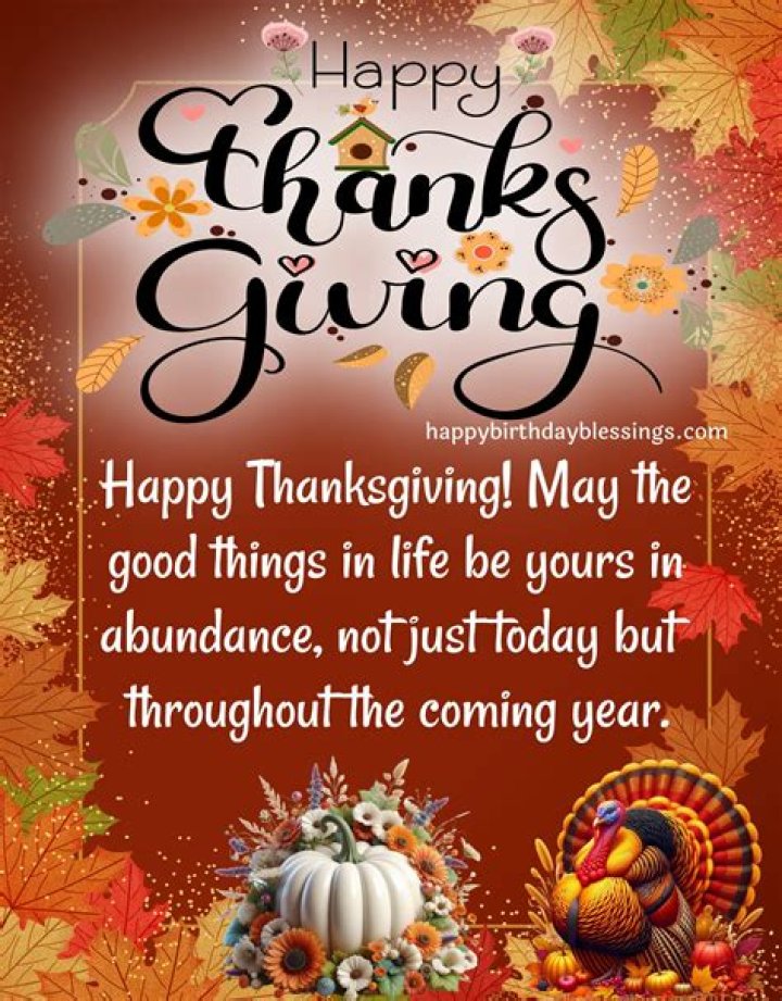 	EVERY DAY COULD BE A DAY OF THANKSGIVING	
