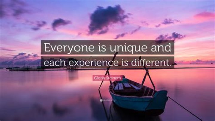 Everyone is different and has unique strengths