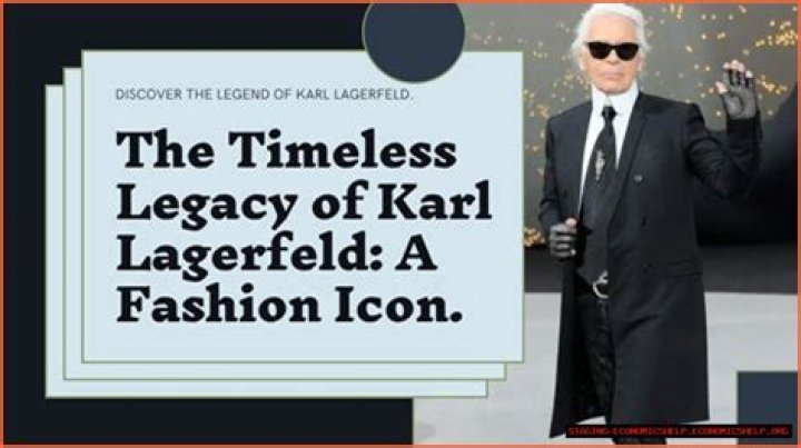 Exploring The Iconic Legacy Of Karl Lagerfeld