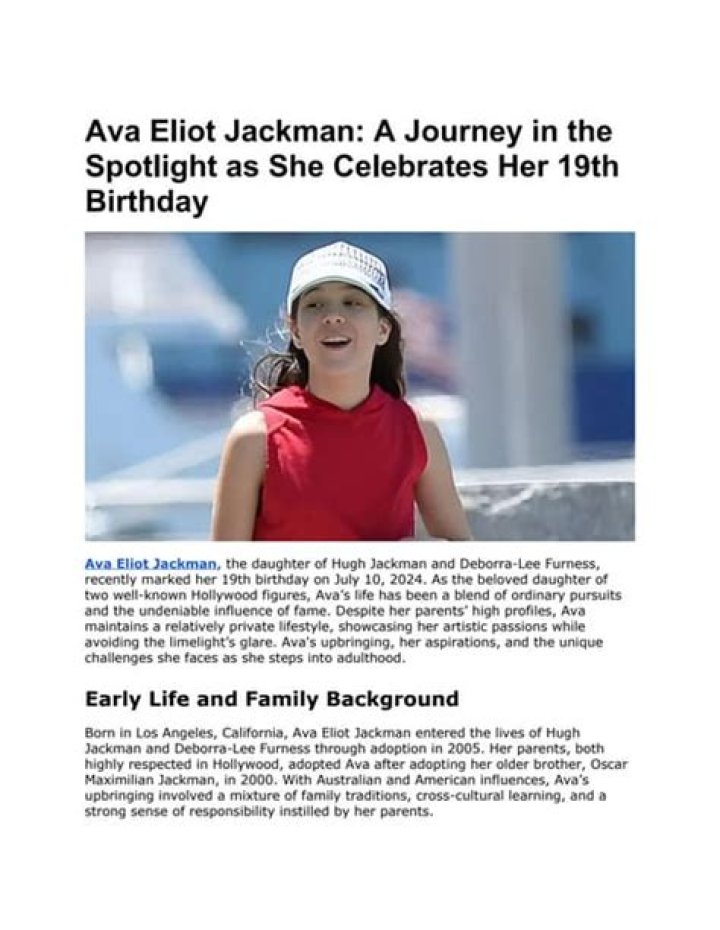 Exploring The Life And Legacy Of Ava Eliot Jackman